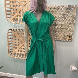 Kensie Vibrant Green Midi Dress